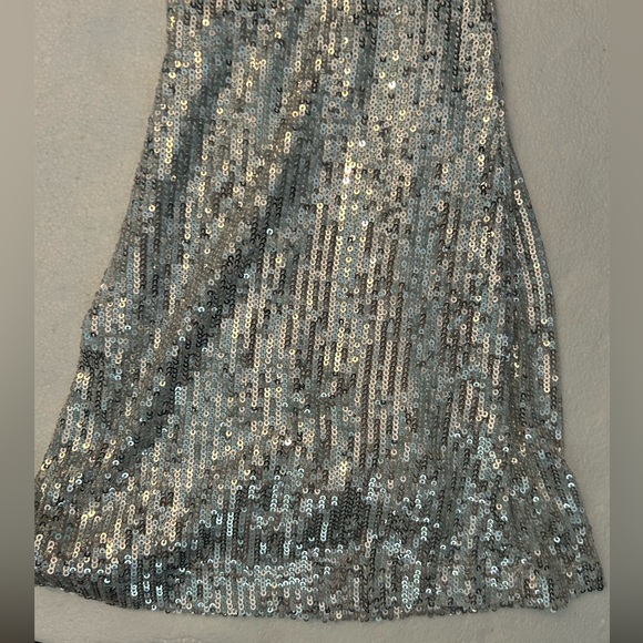 Celebrity fashion by Hera collection silver sequin flare pants - Picture 4 of 8